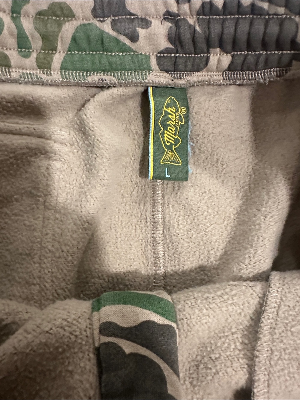 Mens Camo Cargo Joggers - Green Camo - Picture 3 of 4